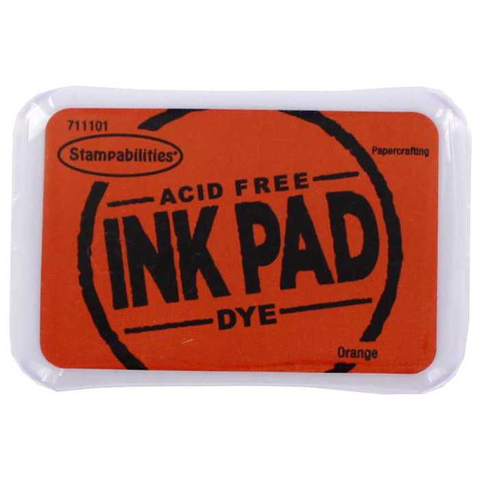 Orange Dye Ink Pad Hobby Lobby 711101
